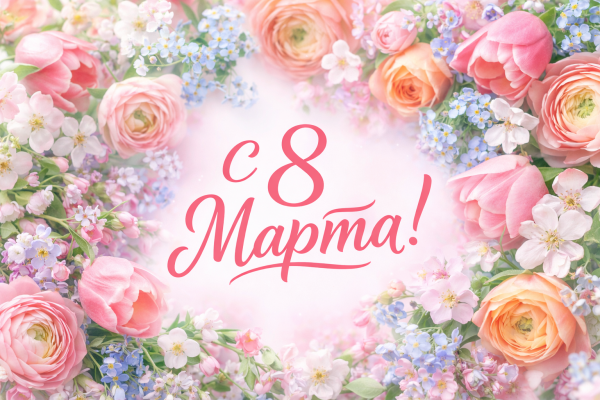 Усадьба «Починки» от всей души поздравляет вас с прекрасным весенним праздником — 8 Марта!